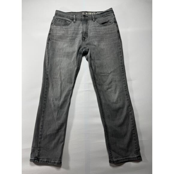 Devil-Dog The Original Men's Athletic Fit Gray Denim Jeans - Size 32x28 - Picture 1 of 8